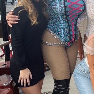 Black Forever 21 Sweater Dress